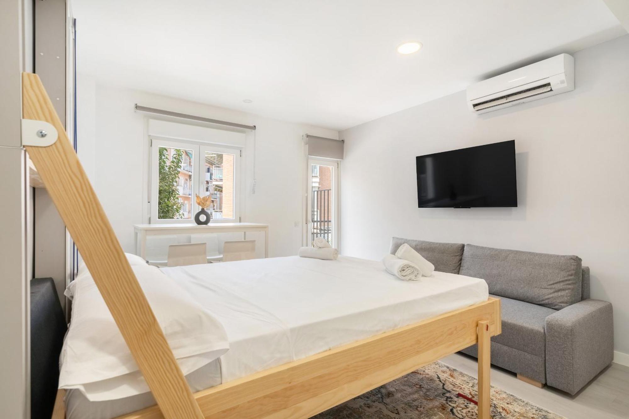 Madrid Riverside Studios Con Parking Incluido Alquiler Temporal Exterior foto